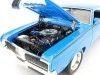 Cochesdemetal.es 1970 Mercury Cougar Eliminator Hardtop McAcn Azul / Negro 1:18 Auto World AMM1253