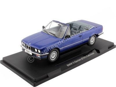 Cochesdemetal.es 1985 BMW Serie 3 (E30) Cabriolet Azul Metalizado 1:18 MC Group 18381