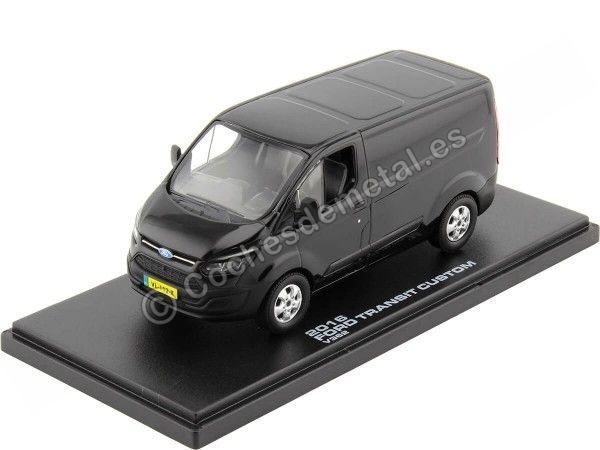 Cochesdemetal.es 2016 Furgoneta Ford Transit V362 Custom Negro 1:43 Greenlight 51095