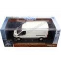 CARSDEMETAL.ES 2017 Ford Transit Van avec plafond haut blanc 1:43 Greenlight 86083