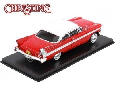 Cochesdemetal.es 1958 Plymouth Fury "Christine Versión Malvado" Rojo/Blanco 1:43 Greenlight 86575 2