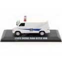 Carsdemetal.es 1980 Dodge Ram B250 Van "Indiana Police" White 1:43 Greenlight 86599