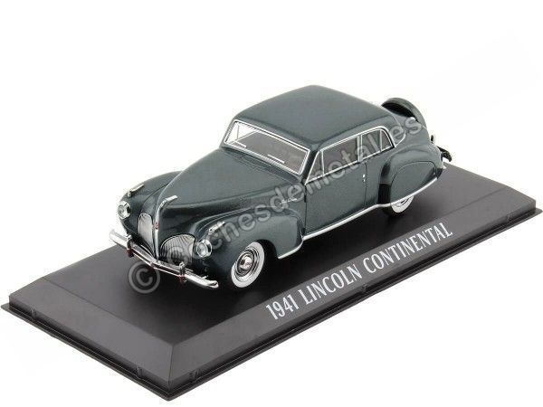 Carsdemetal.es 1941 Lincoln Continental Grey Metallic 1:43 Greenlight 86325