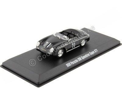 Cochesdemetal.es 1958 Porsche 356 Speedster Super Nº 71 Negro 1:43 Greenlight 86538