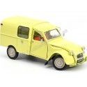 Cochesdemetal.es 1966 Citroen 2CV Fourgonnette AK350 Jaune Pastis 1:18 Norev 181488