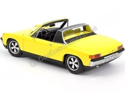 Cochesdemetal.es 1975 Volkswagen Porsche 914 2.0 Amarillo Metalizado 1:18 Norev 187689 2