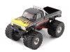 Cochesdemetal.es 1975 Ford F-250 Monster Truck "Kings de tremblement de terre de Crunch" Negro Con Llamas 1:43 Greenlight 88022