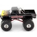 Cochesdemetal.es 1975 Ford F-250 Monster Truck "Kings de tremblement de terre de Crunch" Negro Con Llamas 1:43 Greenlight 88022