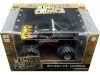 Cochesdemetal.es 1975 Ford F-250 Monster Truck "Kings de tremblement de terre de Crunch" Negro Con Llamas 1:43 Greenlight 88022