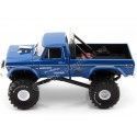 Cochesdemetal.es 1974 Ford F-250 Monster Truck "Midwest Four Wheel Drive & Performance Center Kings of Crunch" Azul 1:43 Gree