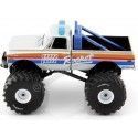 Cochesdemetal.es 1972 Chevrolet K-10 Monster Truck "Rocket Kings of Crunch" Plateado 1:43 Greenlight 88043