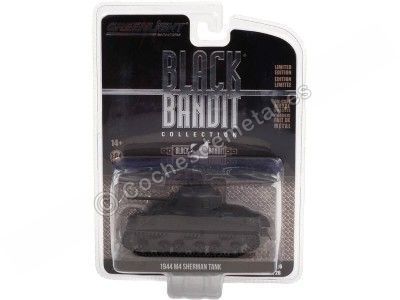 Cochesdemetal.es 1944 M4 Sherman Tank "Black Bandit Series 26" 1:64 Greenlight 28090a 2