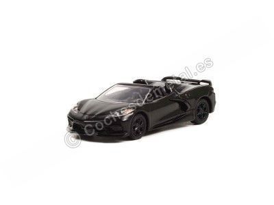 Cochesdemetal.es 2021 Chevrolet Corvette C8 Stingray Convertible "Black Bandit Series 26" 1:64 Greenlight 28090d