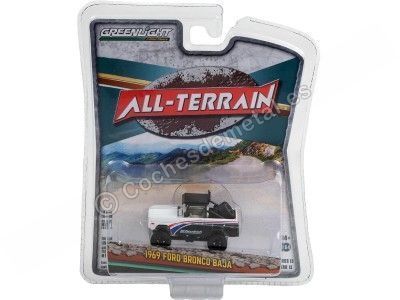 Cochesdemetal.es 1969 Ford Bronco Baja Bfgoodrich "All Terrain Collection Series 13" 1:64 Greenlight 35230A 2