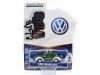 Cochesdemetal.es 1966 Volkswagen Beetle Copenhague Danmark Airport Police "Club Vee-Dub Series 13" 1:64 Greenlight 36030d