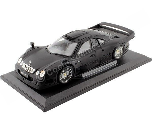 Cochesdemetal.es 1998 Mercedes-Benz CLK-GTR AMG Street Version Satin Black 1:18 Maisto 31849