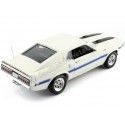 Cochesdemetal.es 1970 Ford Mustang Shelby GT500 Coupé Blanco Wimbledon 1:18 Auto World AMM1229