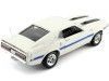 Cochesdemetal.es 1970 Ford Mustang Shelby GT500 Coupé Blanco Wimbledon 1:18 Auto World AMM1229