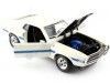 Cochesdemetal.es 1970 Ford Mustang Shelby GT500 Coupé Blanco Wimbledon 1:18 Auto World AMM1229