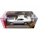 Cochesdemetal.es 1970 Ford Mustang Shelby GT500 Coupé Blanco Wimbledon 1:18 Auto World AMM1229