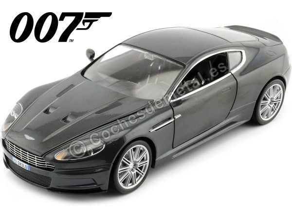 Cochesdemetal.es 2008 Aston Martin DBS "007 James Bond - Quantum Of Solace" Gris Metalizado 1:18 Auto World AWSS123