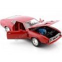 CARSDEMETAL.ES 1971 Ford Mustang Mach 1 "007 James Bond - Diamants for Eternity" Red 1:18 Auto World AWSS126