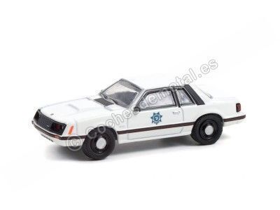 Cochesdemetal.es 1982 Ford Mustang SSP Seguridad Pública Arizona "Hot Pursuit Series 39" 1:64 Greenlight 42970a