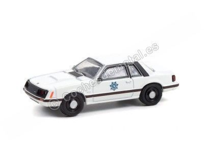 Cochesdemetal.es 1982 Ford Mustang SSP Seguridad Pública Arizona "Hot Pursuit Series 39" 1:64 Greenlight 42970A