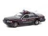 Cochesdemetal.es 2001 Ford Crown Victoria Police Interceptor Michigan "Hot Pursuit Series 39" 1:64 Greenlight 42970D