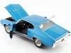 Cochesdemetal.es 1971 Buick Grand Sport Stage 1 Hardtop Stratomiste Blue 1:18 Auto World AMM1257