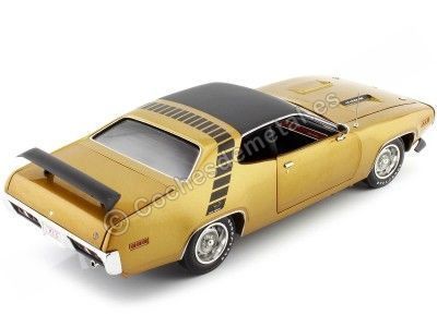 Cochesdemetal.es 1971 Plymouth Road Runner Hardtop GY8 Gold Leaf Metallic 1:18 Auto World AMM1258 2