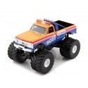 Cochesdemetal.es 1972 Chevrolet K-10 Monster Truck "Am / PM Boss Kings of Crunch" Naranja / Azul 1:43 Greenlight 88021