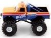 Cochesdemetal.es 1972 Chevrolet K-10 Monster Truck "Am / PM Boss Kings of Crunch" Naranja / Azul 1:43 Greenlight 88021