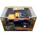 Cochesdemetal.es 1972 Chevrolet K-10 Monster Truck "Am / PM Boss Kings of Crunch" Naranja / Azul 1:43 Greenlight 88021