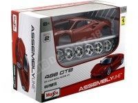 2015 Ferrari 488 GTB Rojo Cereza "Metal Kit" 1:24 Maisto 39131