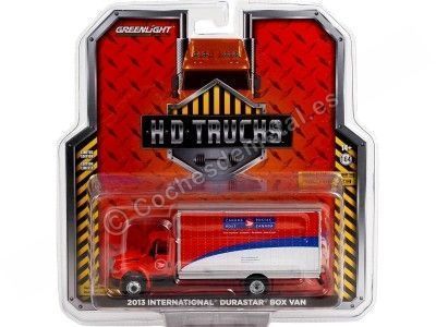 Carsdemetal.es 2013 International Truck Durastar Box Van "H.D. Truck Series 23" 1:64 Greenlight 33230B 2