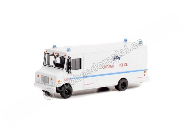 Carsdemetal.es 2019 Step Van Chicago Police "H.D. Truck Series 23" 1:64 Greenlight 33230C