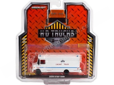 Carsdemetal.es 2019 Step Van Chicago Police "H.D. Truck Series 23" 1:64 Greenlight 33230C 2