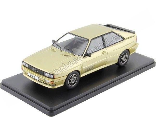 Cochesdemetal.es 1980 Audi Quattro Metallic Gold 1:24 WhiteBox 124126