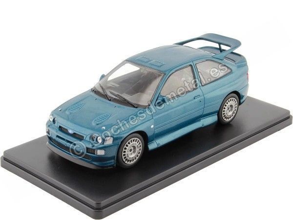 Cochesdemetal.es 1993 Ford Escort RS Cosworth Verde Metalizado 1:24 WhiteBox 124130