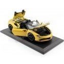 Cochesdemetal.es 2021 Ferrari SF90 Stradale Hybrid Spider Metallic Gold 1:18 Bburago 16016