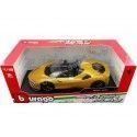 Cochesdemetal.es 2021 Ferrari SF90 Stradale Hybrid Spider Metallic Gold 1:18 Bburago 16016