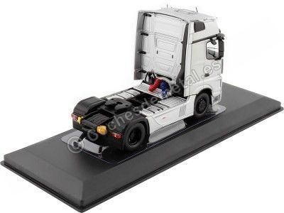 Cochesdemetal.es 2019 Mercedes Actros MP4 Gris Metalizado 1:43 IXO Models TR124 2