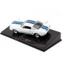 Cochesdemetal.es 1965 Ford Mustang Shelby GT 350 Blanco/Azul 1:43 IXO Models CLC438N