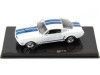 Cochesdemetal.es 1965 Ford Mustang Shelby GT 350 Blanco/Azul 1:43 IXO Models CLC438N
