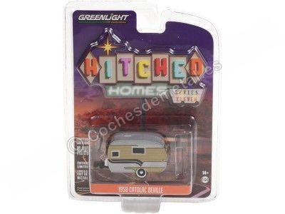 1958 Caravana Catolac Deville "Hitched Homes series 11" 1:64 Greenlight 34110B Cochesdemetal.es 2