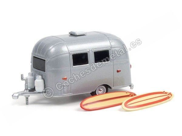 Cochesdemetal.es 1961 Caravana Airstream 16 Bambi "Hitted Homes Series 11" 1:64 Greenlight 34110F