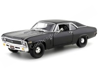 1969 Chevrolet Nova Yenko Coupe Black 1:18 Auto World AMM1178