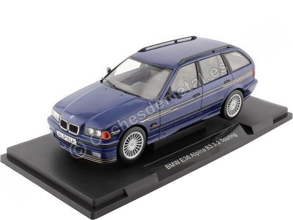 Cochesdemetal.es 1995 BMW Alpina B3 (E36) 3.2 Touring Azul Metalizado 1:18 MC Group 18227