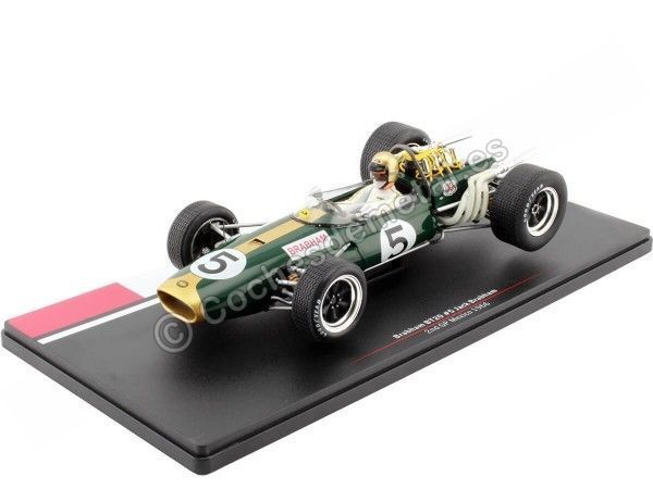 Cochesdemetal.es 1966 Brabham BT20 Nº5 Sir Jack Brabham GP F1 México Campeón Mundial 1:18 MC Group 18608F